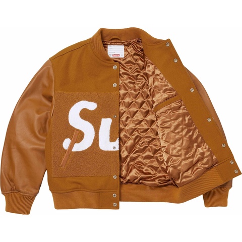 Big Logo Chenille Varsity Jacket - Supreme