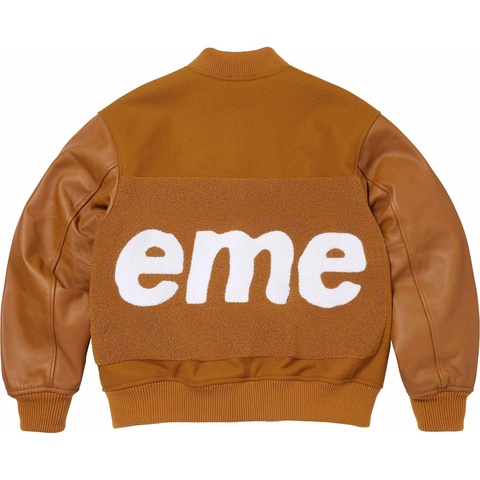Big Logo Chenille Varsity Jacket - Supreme