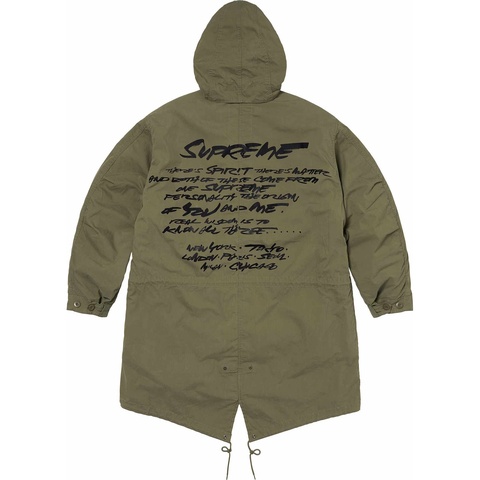 トップス Supreme Futura Fishtail Parka Olive Futura Fishtail Parka - spring/summer 2024 - Supreme