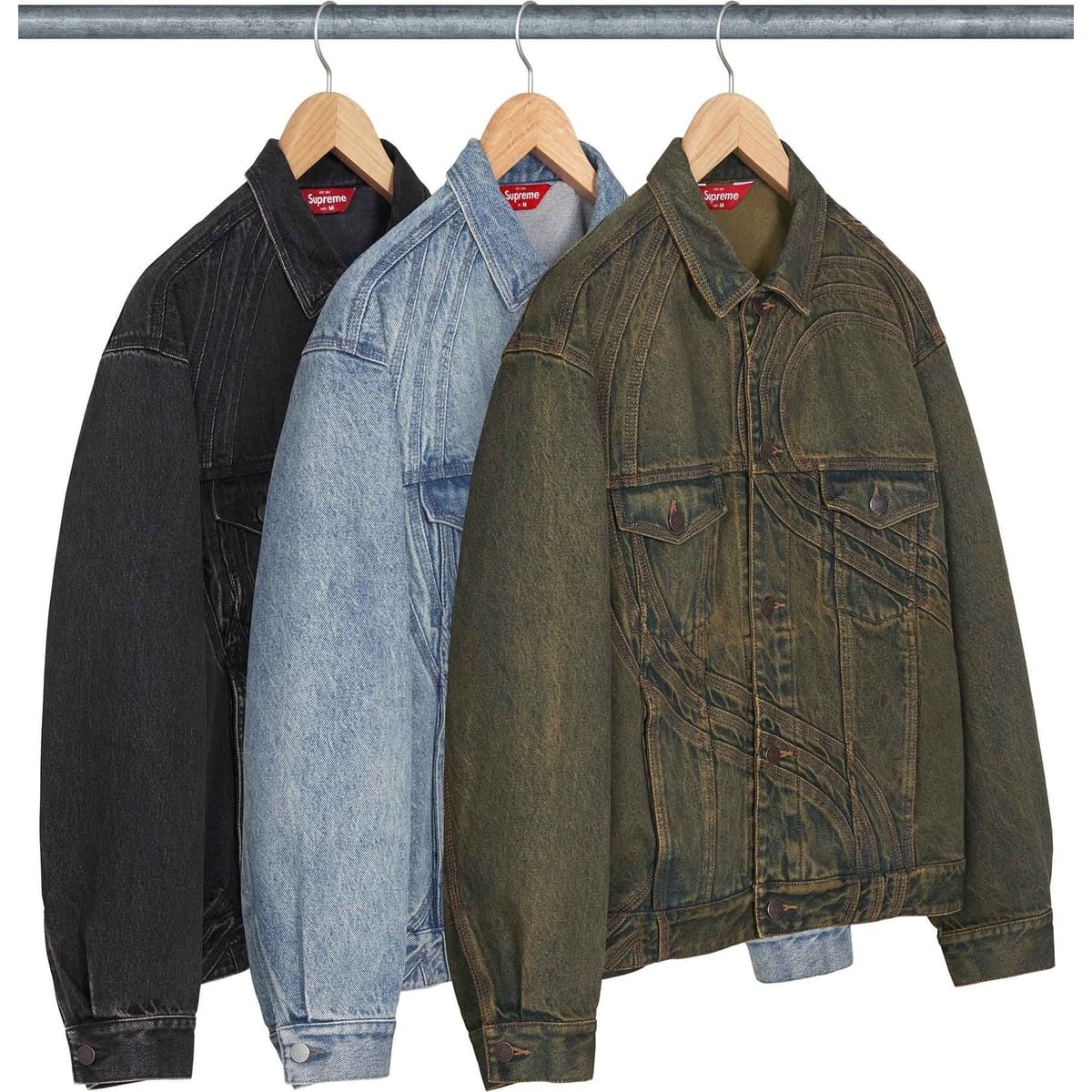 S Logo Denim Trucker Jacket - SupremeCommunity