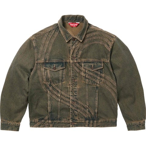 S Logo Denim Trucker Jacket - spring/summer 2024 - Supreme