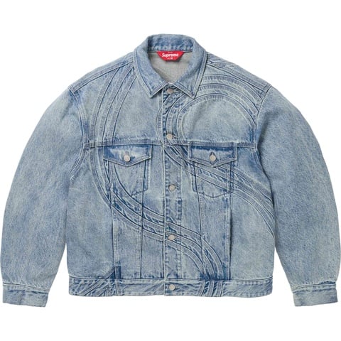 S Logo Denim Trucker Jacket - spring/summer 2024 - Supreme