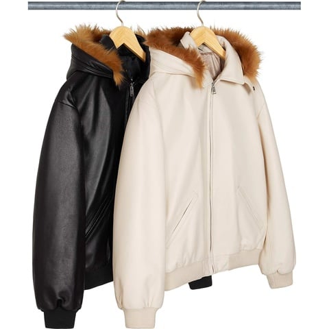 Supreme®/Schott® Hooded Leather Bomber Jacket - Supreme