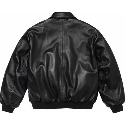 Supreme®/Schott® Hooded Leather Bomber Jacket - Supreme