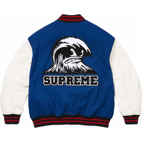 Supreme Wave Varsity Jacket - Colorway