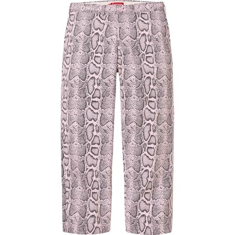 Snake Print Chino Pant - spring/summer 2024 - Supreme
