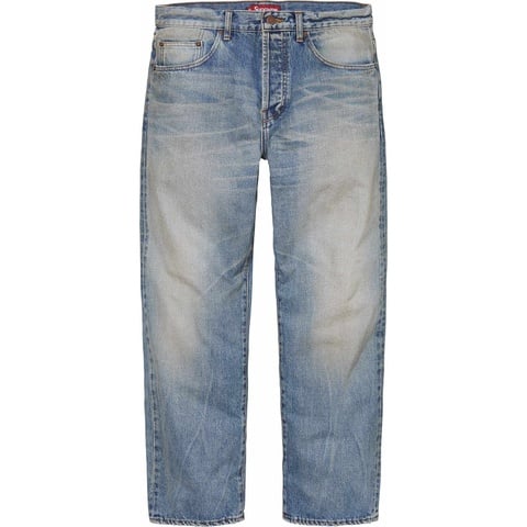 Supreme　Rigid Loose Fit Selvedge Jean　30 Distressed Loose Fit Selvedge Jean - Supreme