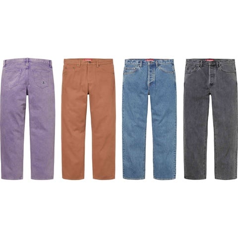 パンツ Supreme Regular Jean Lavender 32 Regular Jean - spring/summer 2022 - Supreme