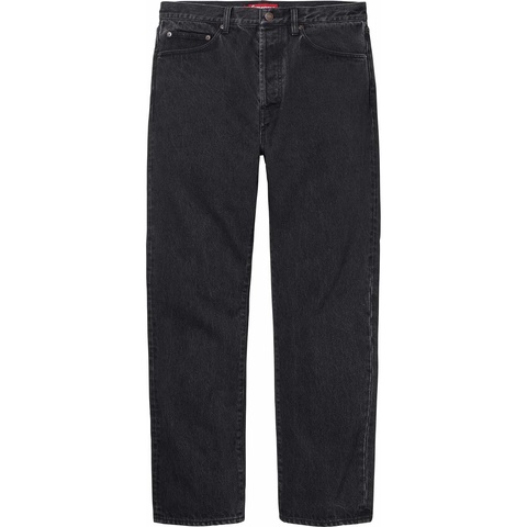 Supreme Stone Washed Black Slim Jean - Colorway