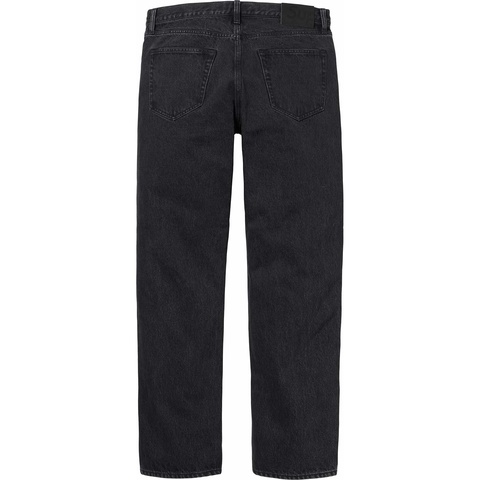 Supreme Stone Washed Black Slim Jean - Colorway