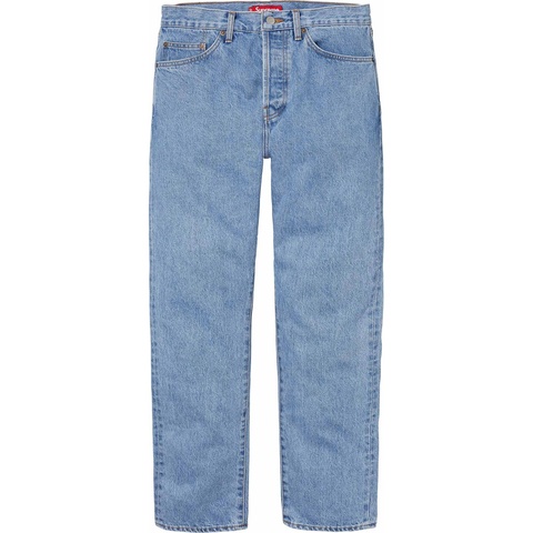 Stone Washed Slim Selvedge Jean - Supreme