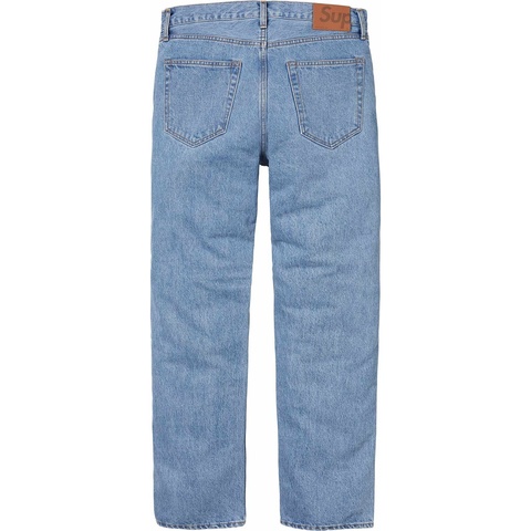 Stone Washed Slim Selvedge Jean - Supreme