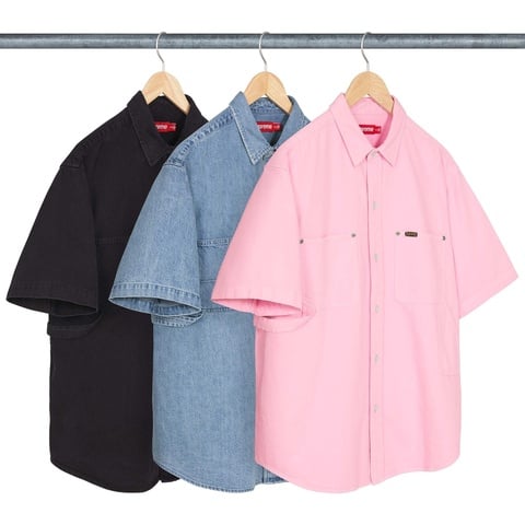 Loose Fit S/S Denim Painter Shirt - Supreme