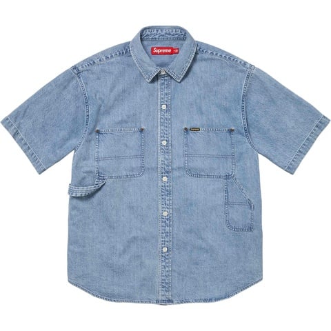 Loose Fit S/S Denim Painter Shirt - Supreme