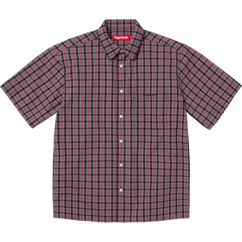 Loose Fit Mini Plaid S/S Shirt - Supreme