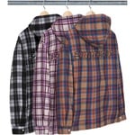 Supreme Printed Hooded Flannel Shirt (SS24)
