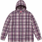 Supreme Printed Hooded Flannel Shirt (SS24)