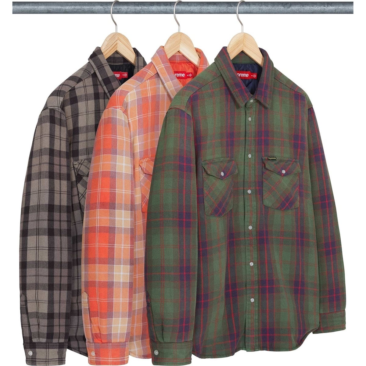 Quilted Flannel Snap Shirt - SupremeCommunity
