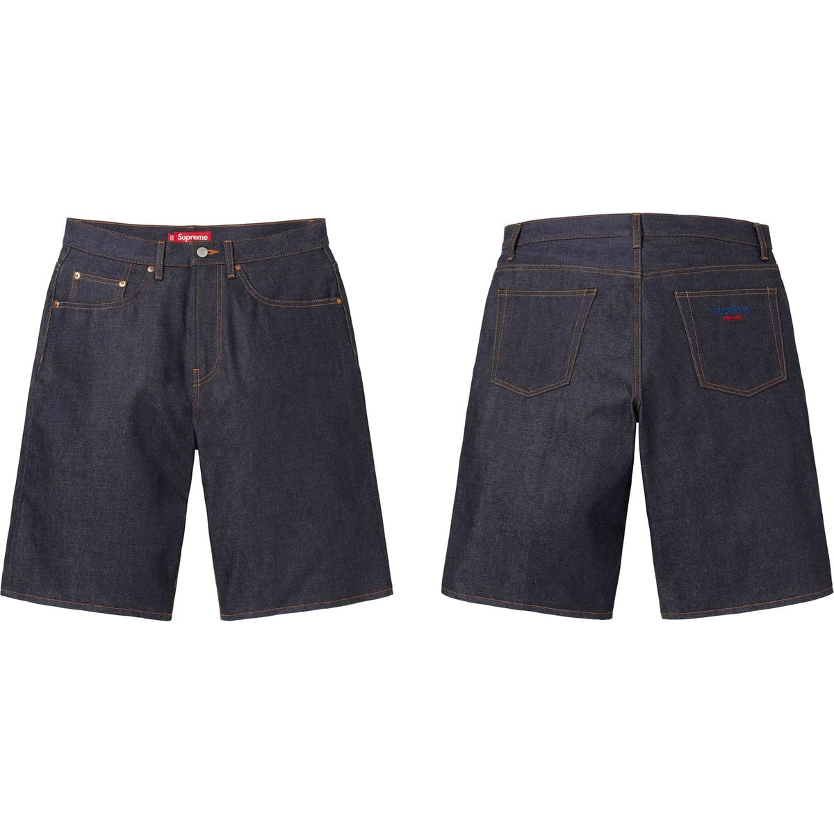 パンツ Supreme Rigid Baggy Selvedge Denim Short Rigid Baggy Selvedge Denim Short - Supreme