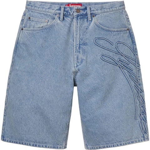 Script Baggy Denim Short - spring/summer 2024 - Supreme