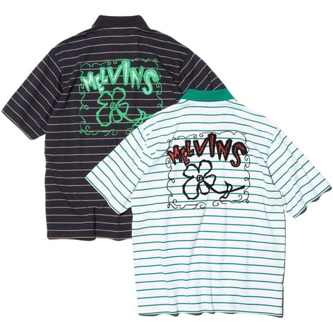 トップス Supreme x Melvins Stripe S/S Polo \" Buy Supreme x Melvins Stripe Short-Sleeve Polo 'Black' - SS24KN77