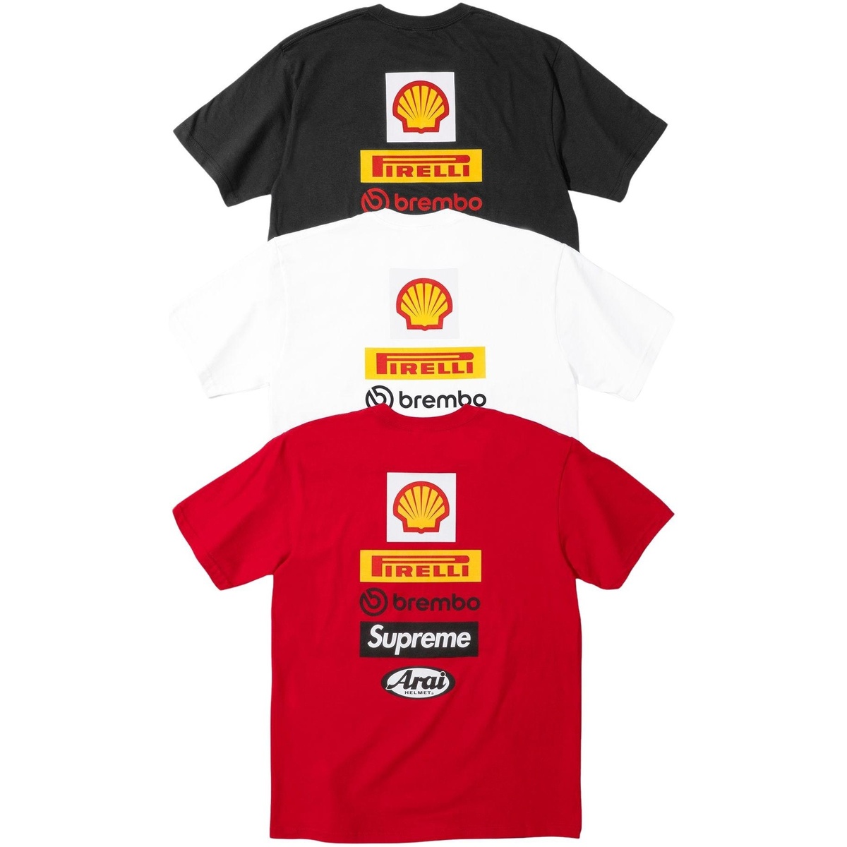 Tシャツ(半袖/袖なし) Supreme x Ducati Logos Tee "Black" Supreme Ducati Logo Tee Black Men's - SS24 - US