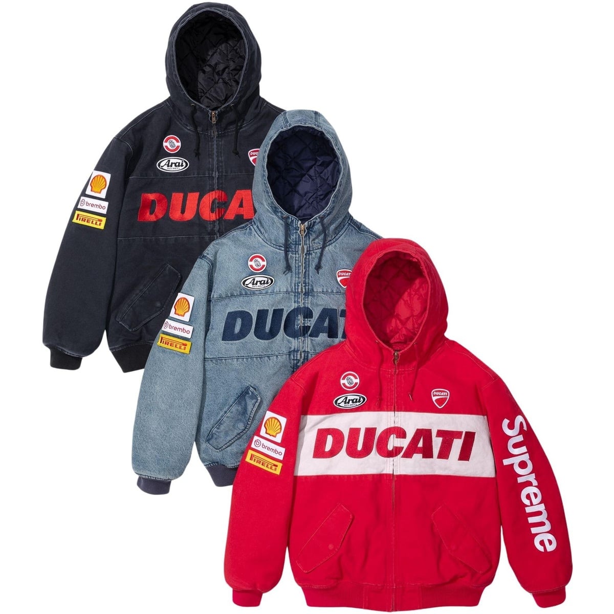Supreme®/Ducati® Hooded Racing Jacket - SupremeCommunity