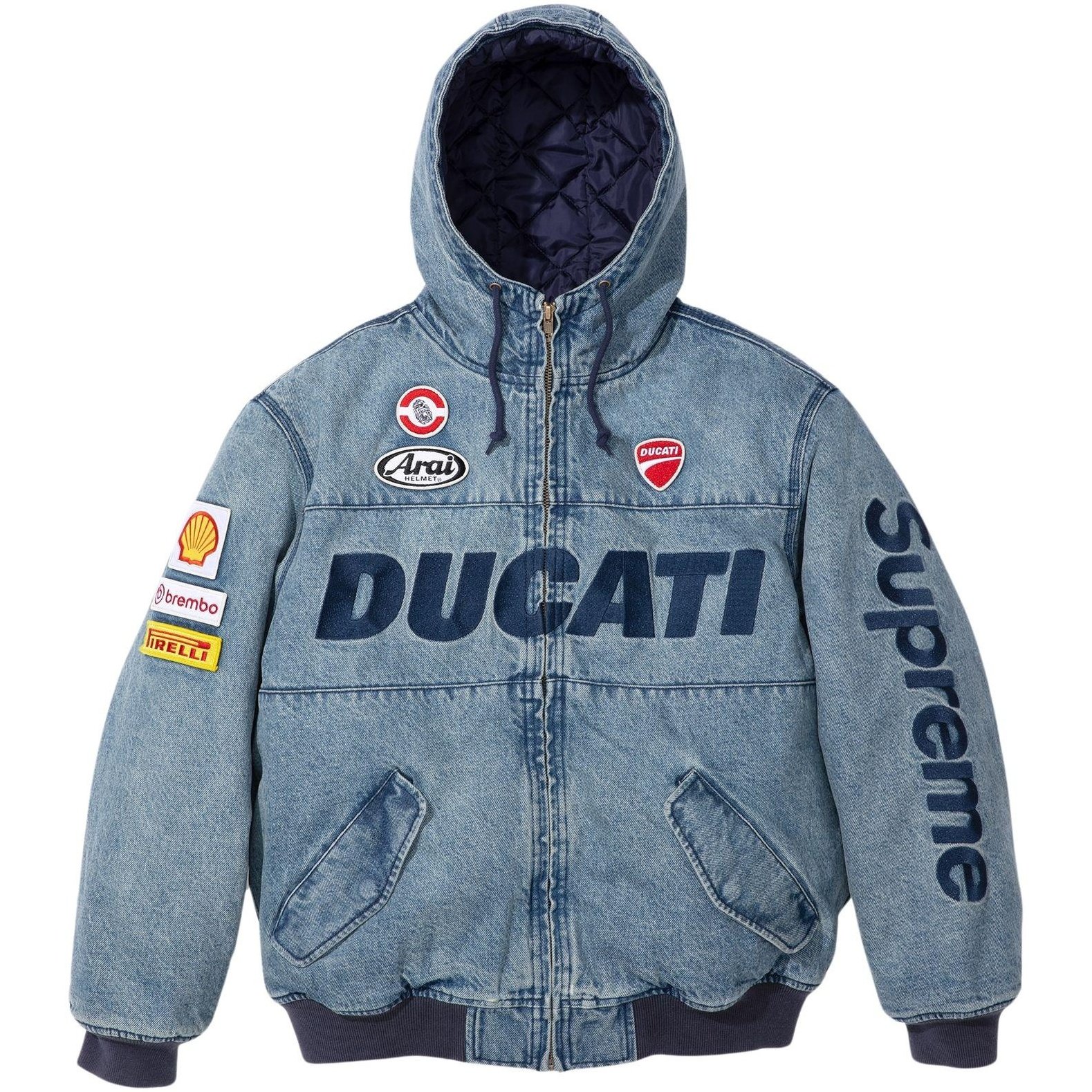Supreme Supreme Ducati Hooded Racing Jacket (SS24) - $368