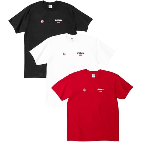Supreme®/Ducati® Logos Tee - spring/summer 2024 - Supreme