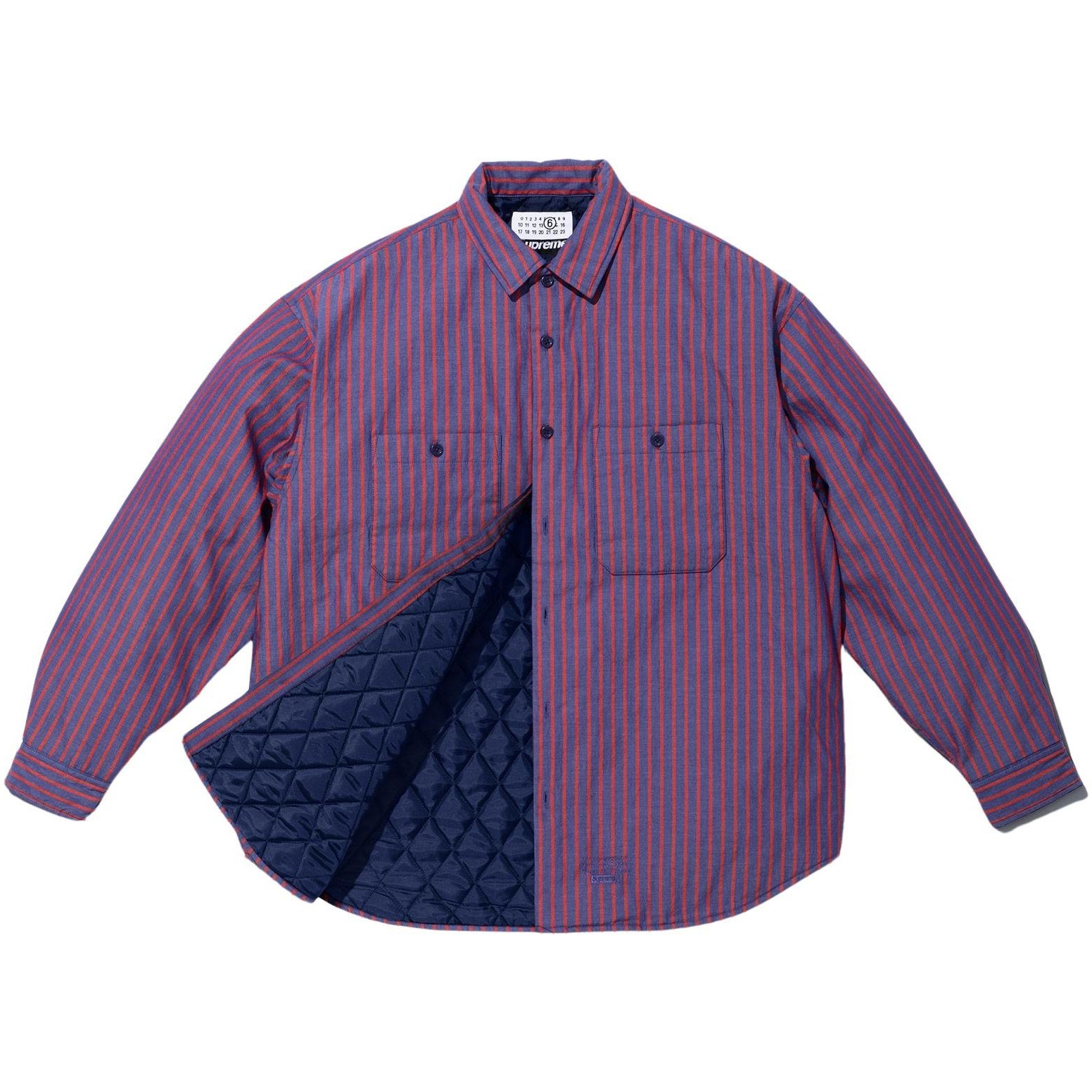【最終価格】Supreme x MM6 Padded Shirt L Supreme MM6 Maison Margiela Padded Shirt Black Men's - SS24 - US