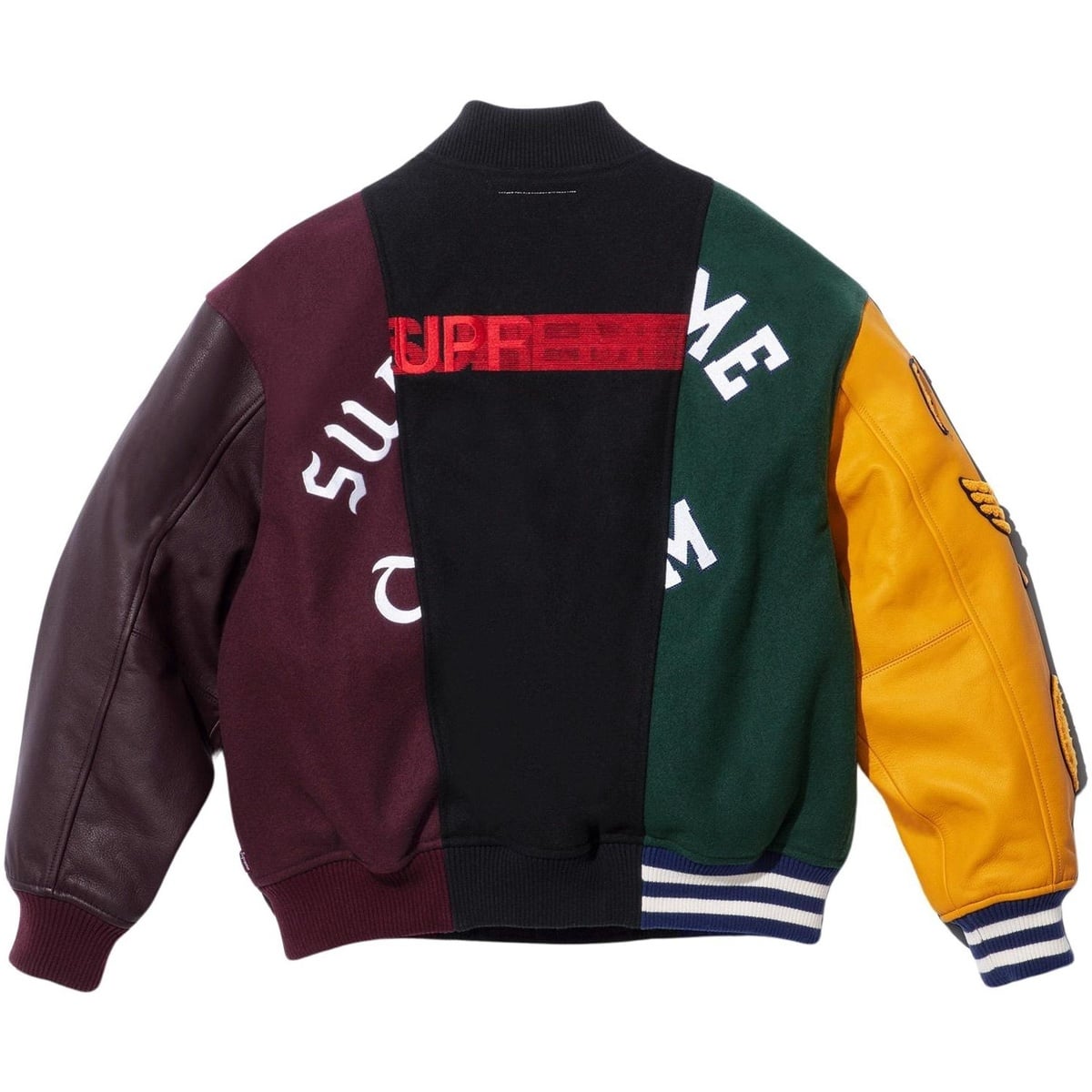 Supreme®/MM6 Maison Margiela Split Varsity Jacket - SupremeCommunity