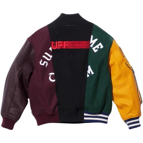 Supreme®/MM6 Maison Margiela Split Varsity Jacket - Supreme