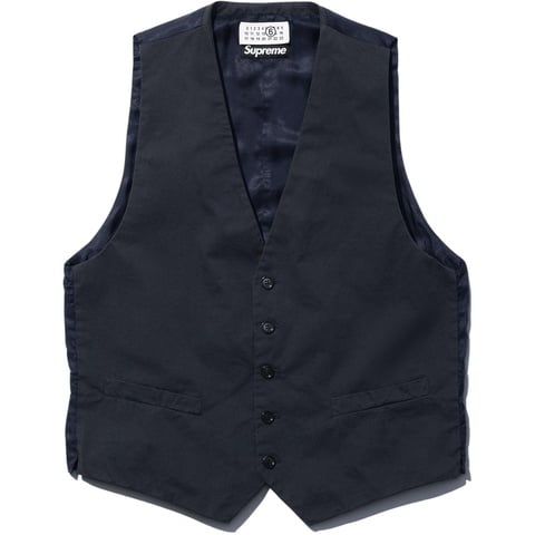 Supreme Supreme®/MM6 Maison Margiela Washed Cotton Suit Vest - $268.00