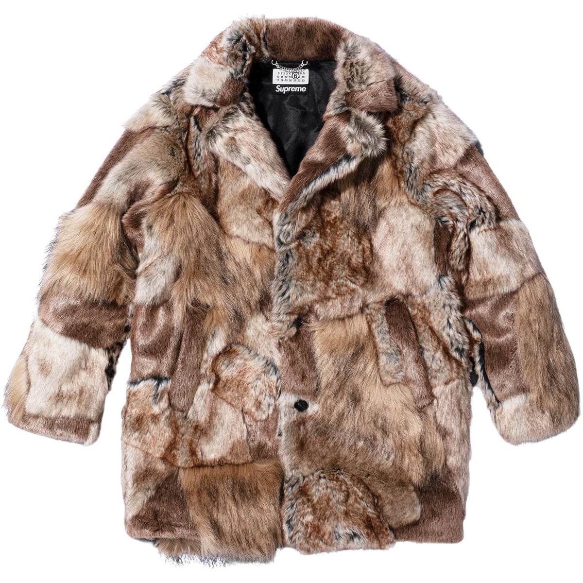 Supreme®/MM6 Maison Margiela Patchwork Faux Fur Coat - Supreme
