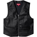 Supreme Supreme Toy Machine Faux Leather Vest (SS24)