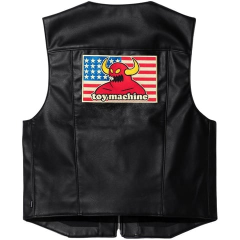 Supreme Supreme/Toy Machine Faux Leather Vest - $188.00