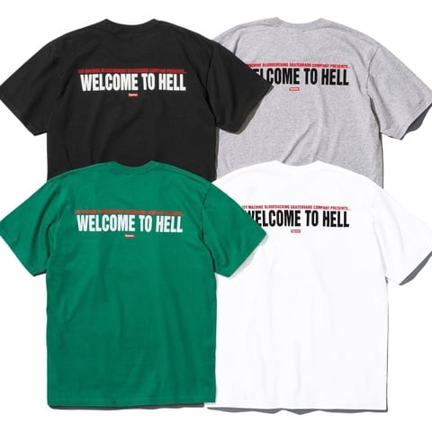 Supreme Supreme/Toy Machine Welcome To Hell Tee - Colorway
