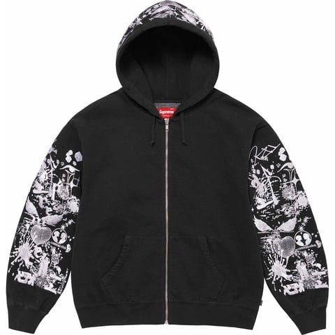 AOI Zip Up Hooded Sweatshirt - spring/summer 2024 - Supreme
