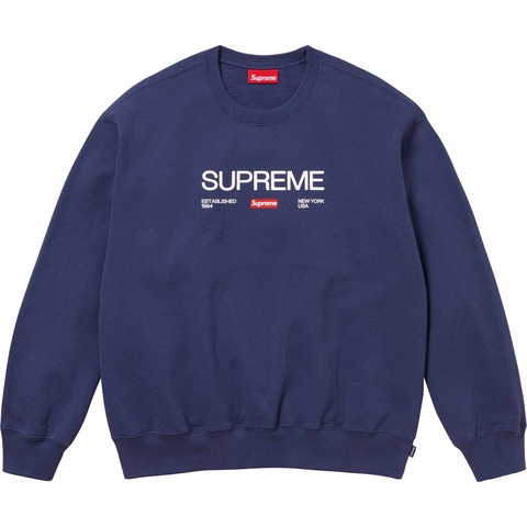Established Crewneck - spring/summer 2024 - SupremeCommunity