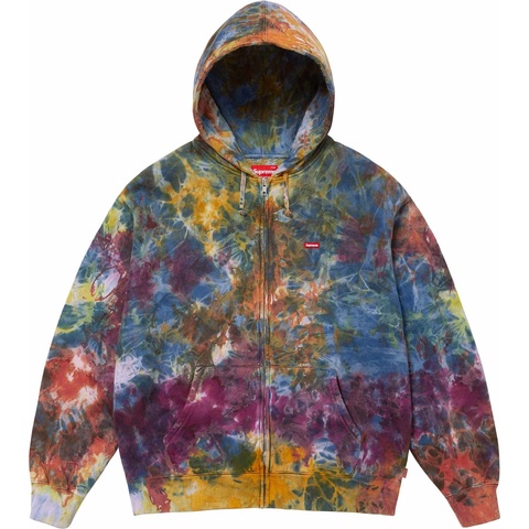 Overdyed Small Box Zip Up Hooded Sweatshirt - Supreme