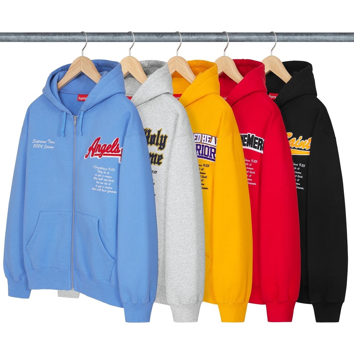 Salvation Zip Up Hooded Sweatshirt - Supreme