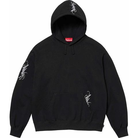 Supreme Tag Logo Hooded Sweatshirt M ヘザー Buy Supreme Tag Logo Hooded Sweatshirt 'Black' - SS19SW57 BLACK | GOAT