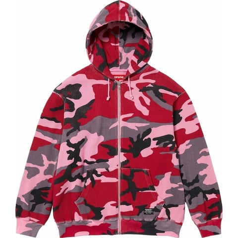 Hooded Zip Up Thermal - spring/summer 2024 - Supreme