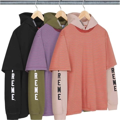 Layered Hooded L/S Top - spring/summer 2024 - Supreme
