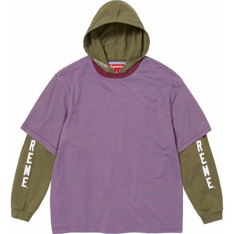 Layered Hooded L/S Top - SupremeCommunity