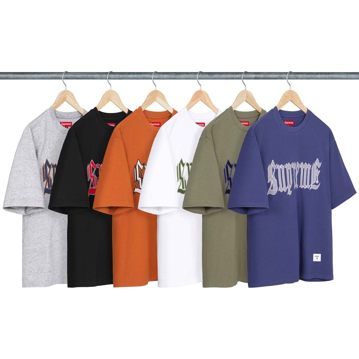 Supreme Washed Old English セットアップ　L Supreme Washed Old English Sweatpant Orange Men's - FW25 - US