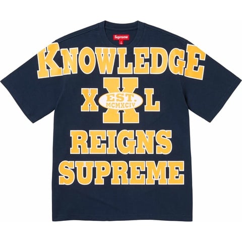 Supreme Overprint Knowledge S/S Top - Colorway