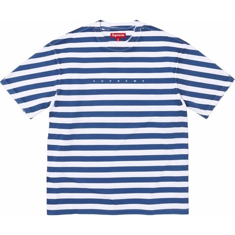 Overprint Stripe S/S Top - spring/summer 2024 - Supreme