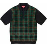 Supreme Plaid Knit S S Polo (SS24)