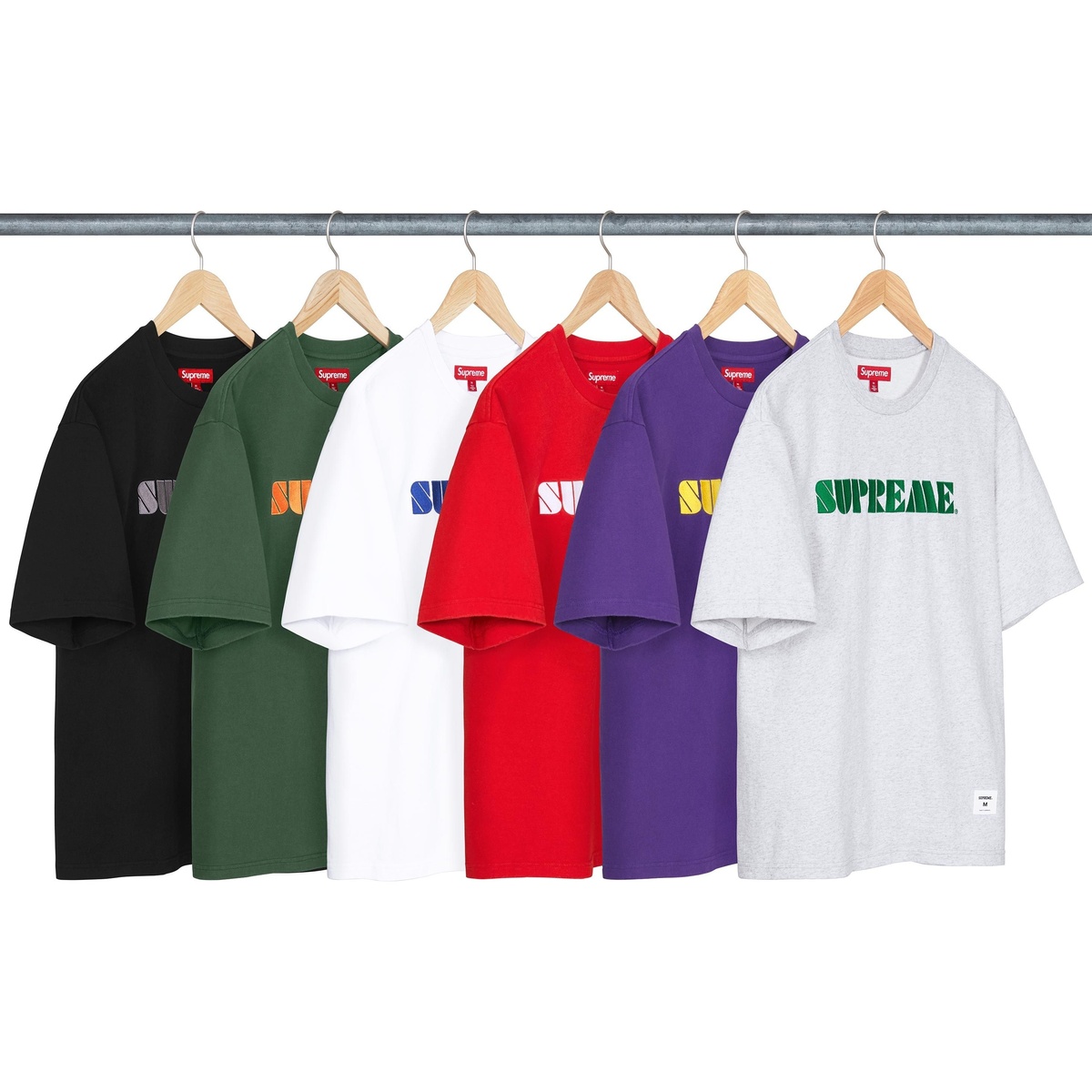 Stencil Embroidered S/S Top - spring/summer 2024 - Supreme